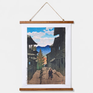 ukiyoe [hasui] C13 Autumn at the Arayu Spa Hanging Tapestry