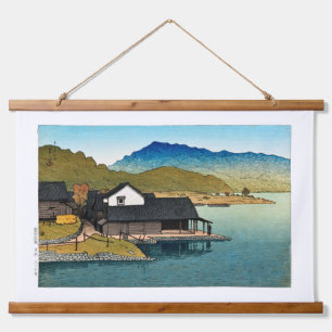ukiyoe [hasui] C15 Lake Kugushi, Wakasa Hanging Tapestry