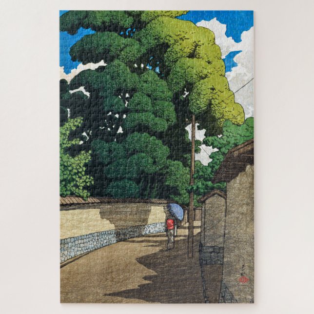 ukiyoe [hasui] C21 Shimohonda-town, Kanazawa Jigsaw Puzzle (Vertical)