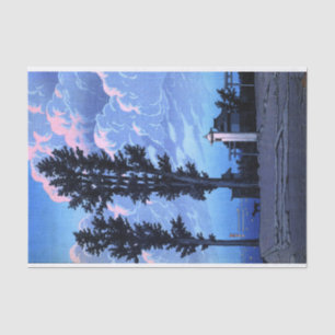 ukiyoe hasui n14 Kanda Myojin Shrine Precent Tissue Paper