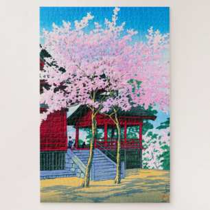 ukiyoe - hasui - No.44 Kiyomizu Hall, Ueno - Jigsaw Puzzle