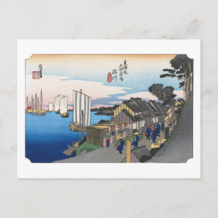 ukiyoe Hiroshige No.01 Shinagawa Postcard