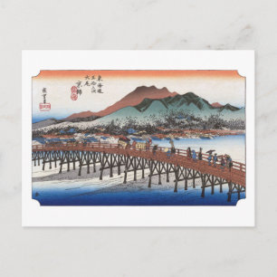 ukiyoe Hiroshige No.54 Keishi Postcard