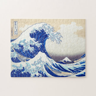 ukiyoe - Hokusai : No.21 Great Wave -  Jigsaw Puzzle