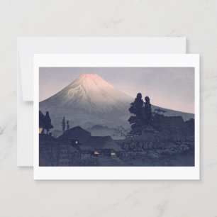 ukiyoe [komei] Mount Fuji From Mizukubo Postcard