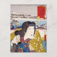 ukiyoe [Toyokuni] 55−38 Masaemon’ wife oTani at...