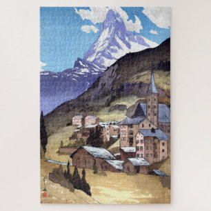 ukiyoe - Yoshida - 04 - Matterhorn -  Jigsaw Puzzle
