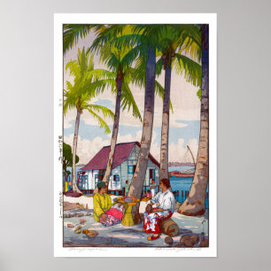 ukiyoe - Yoshida - 06 - Singapore - Poster