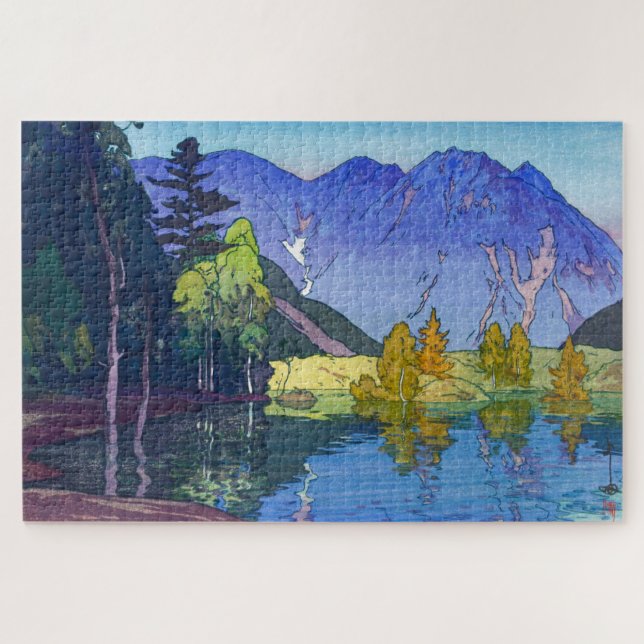 ukiyoe - Yoshida - 11 - Mt. Hodaka -  Jigsaw Puzzle (Horizontal)