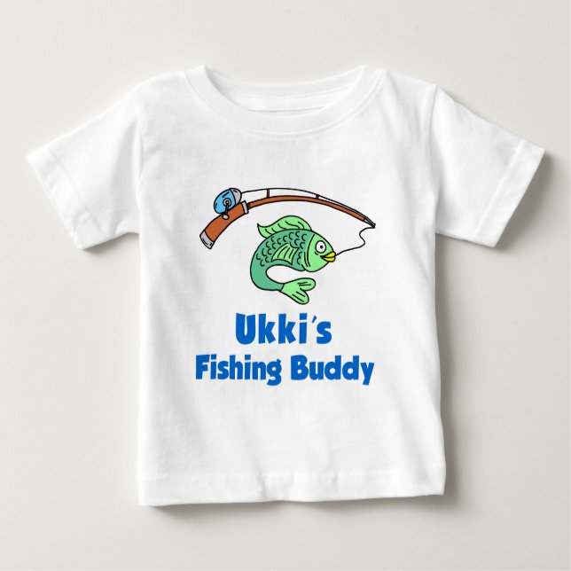 Ukki's Fishing Buddy Baby T-Shirt (Front)