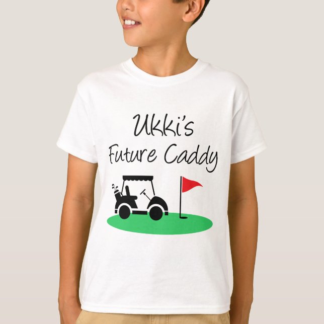 Ukki's Future Caddy Finnish Grandchild T-Shirt (Front)