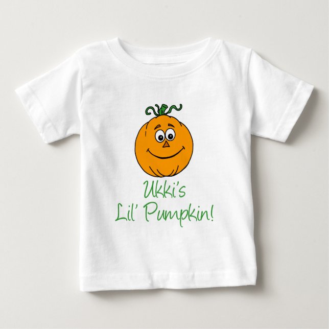 Ukki's Little Pumpkin Baby T-Shirt (Front)