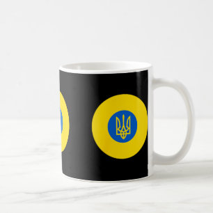 Ukraine Air Force Roundel Ukrainian Uaf Flag Color Coffee Mug