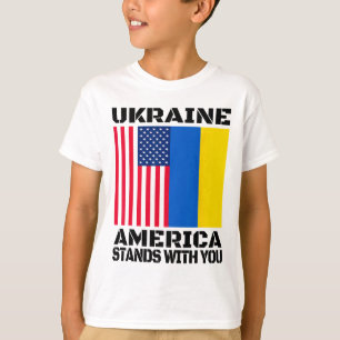 Ukraine America Stands With You American Support T-Shirt