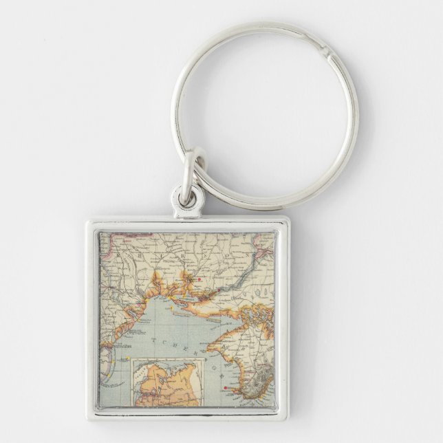 Ukraine and Moldova Key Ring (Front)