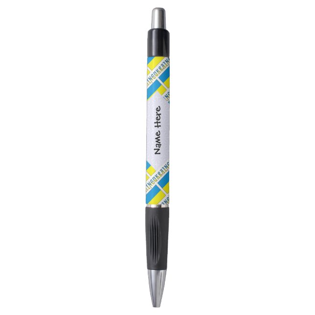 Ukraine and Ukrainian Flag Tiled Personalised  (Front Vertical)