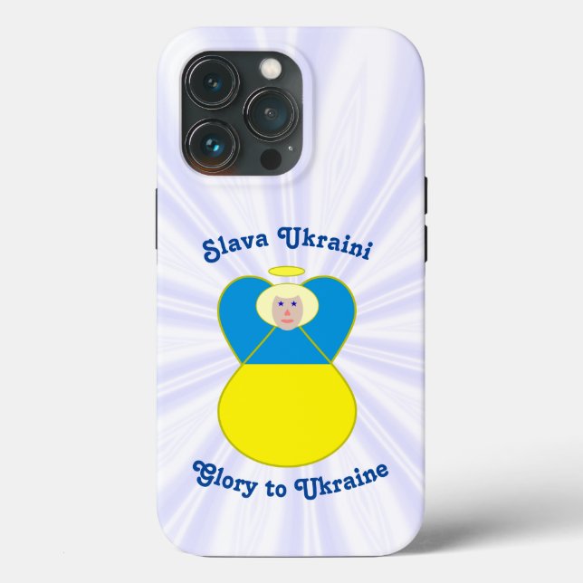 Ukraine Angel Slava Ukraini Glory to Ukraine Case-Mate iPhone Case (Back)