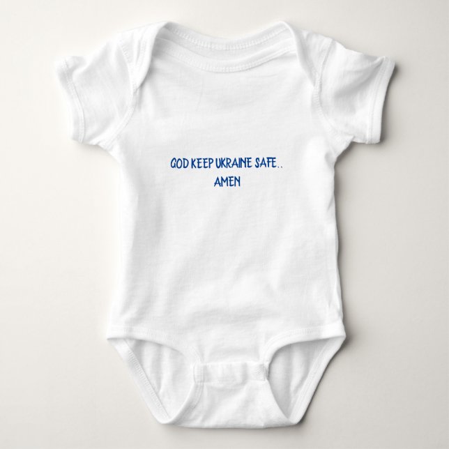 Ukraine Baby one piece Bodysuit (Front)
