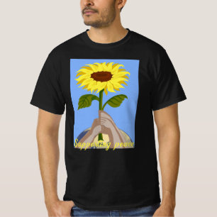 Ukraine "blue yellow" peace sunflower colourful T-Shirt