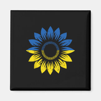 Ukraine Blue Yellow Sunflower Ukrainian Pride Men  Magnet