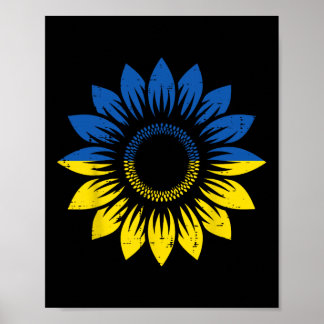 Ukraine Blue Yellow Sunflower Ukrainian Pride Men  Poster