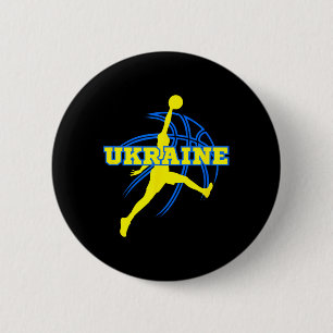 Ukraine Bysketbyll Fan Support Stadium  6 Cm Round Badge