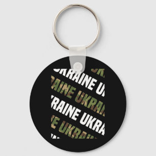 Ukraine Camo Pattern Green Camouflage  Key Ring