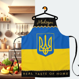 Ukraine Chefs Apron, Kitchen, Ukrainian Flag Apron