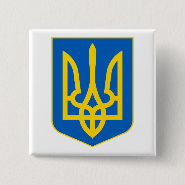 Ukraine COA 15 Cm Square Badge (Front)