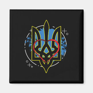 Ukraine Coat Arms Of Ukraine Cossack Ukrainian  Magnet