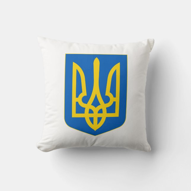 Ukraine Coat of Arms Cushion (Front)