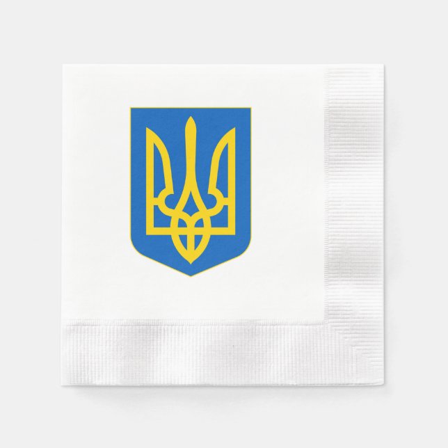 Ukraine Coat of Arms Napkin (Front)
