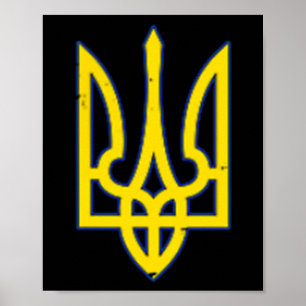 Ukraine Coat Of Arms Shirt Support Ukraine 1 Poster