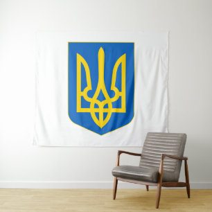 Ukraine Coat of Arms Tapestry