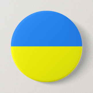 Ukraine, colours of Ukrainian Flag 7.5 Cm Round Badge