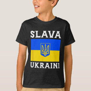 Ukraine Country Flag Pride Slava Ukraini 1 T-Shirt