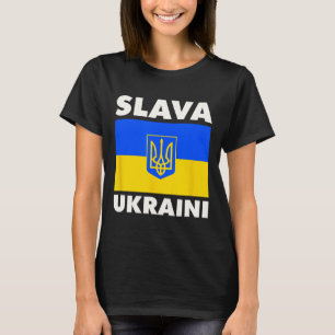 Ukraine Country Flag Pride Slava Ukraini 2 T-Shirt