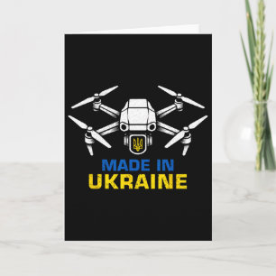 Ukraine Drone Patriotic Ukrainian Fpv Lovers 1 Card
