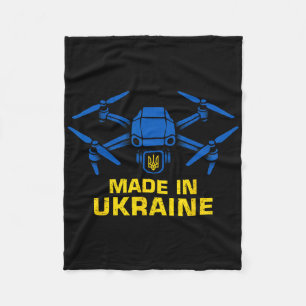 Ukraine Drone Patriotic Ukrainian Fpv Lovers 2 Fleece Blanket