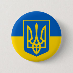 ukraine emblem button