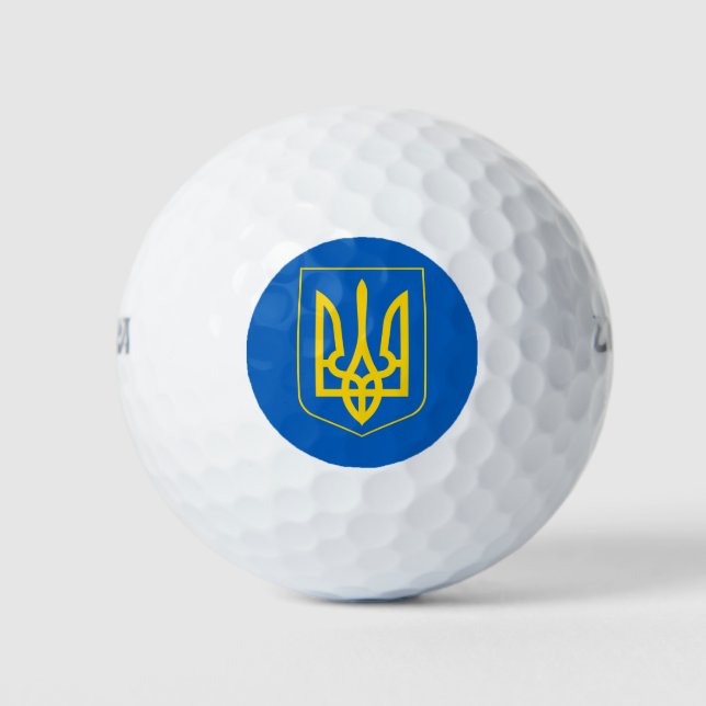 ukraine emblem golf balls (Front)