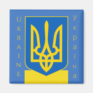 ukraine emblem magnet