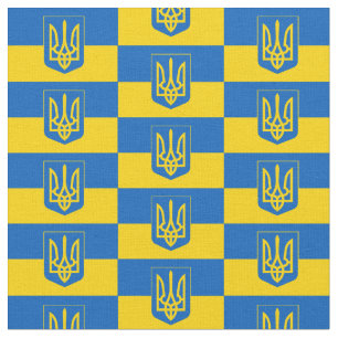 Ukraine Fabric & Ukrainian Flag patriots / fashion