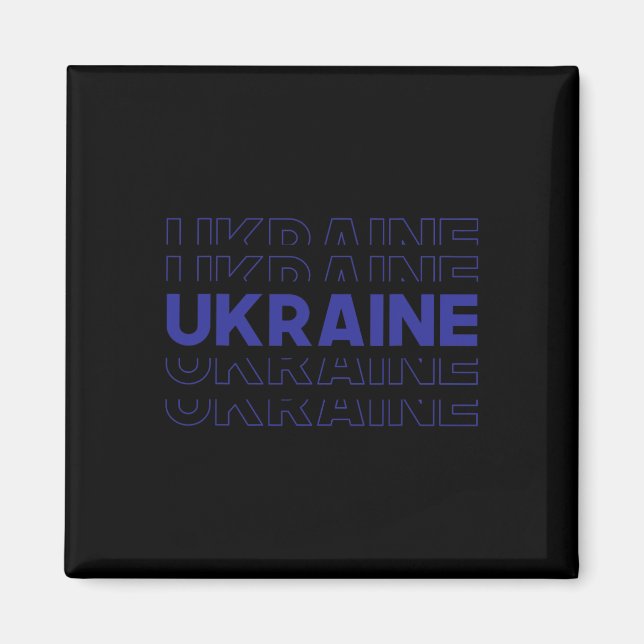 Ukraine Fans  Magnet (Front)