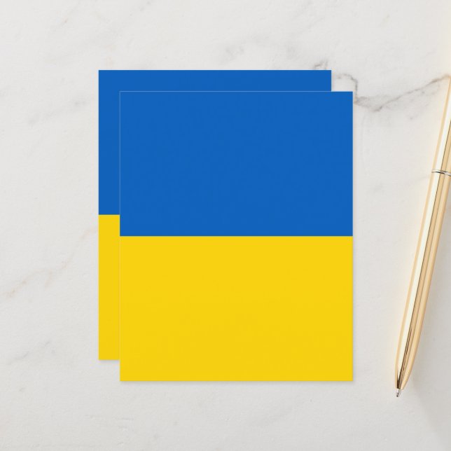 Ukraine flag (Front/Back In Situ)