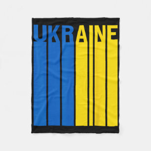 Ukraine Flag 3 Fleece Blanket