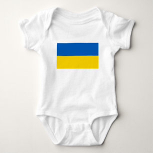 Ukraine Flag Baby Bodysuit