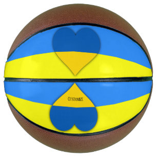 Ukraine Flag Blue Yellow Thunder_Cove  Basketball