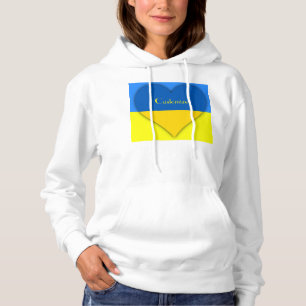 Ukraine Flag Blue Yellow Thunder_Cove Hoodie