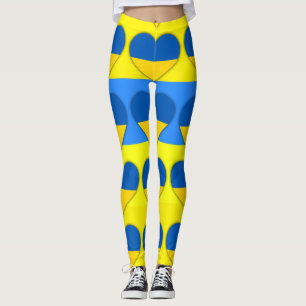 Ukraine Flag Blue Yellow Thunder_Cove Leggings
